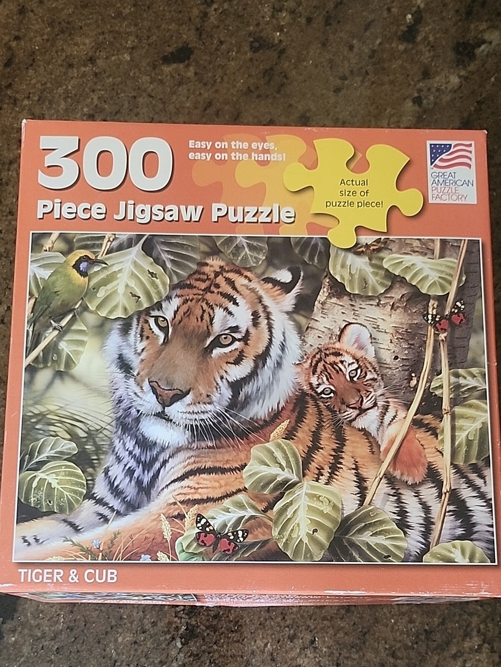 Tiger & Cub Great American Puzzle Factory 300 Piece Jigsaw 2007